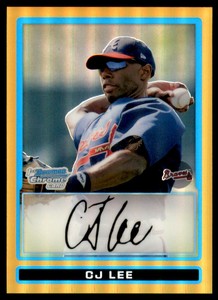 2009 Bowman Chrome Prospects Gold Refractors #BCP136 C.J. Lee /50