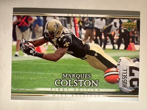 2007 Upper Deck First Edition Football Card #67 Marques Colston Saints