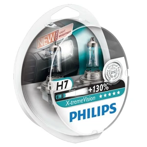Set Philips X-tremeVision H7 bis zu 130% 12972XV+S2 Duo 2 Stk.+ 2x W5W White ; - Bild 1 von 8
