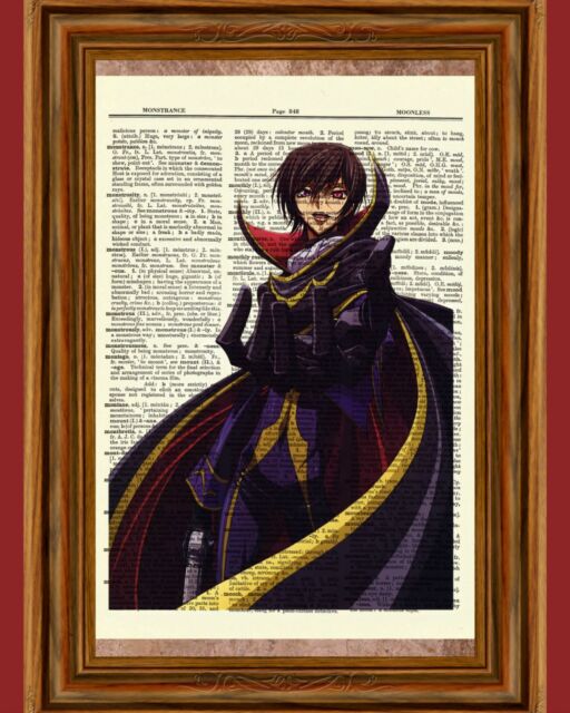 Lelouch CC Code Geass' Poster, picture, metal print, paint by Illust Artz