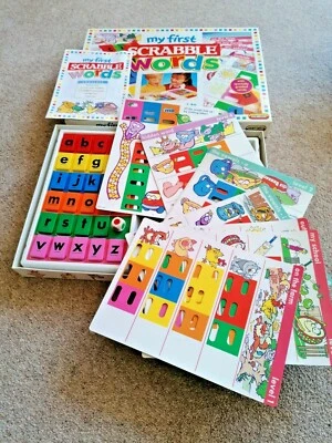 Vintage Mattel Spears Games - My First Scrabble Words - Age 3 to 6 - Image 1 of 4