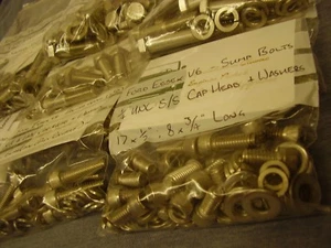 Ford Essex V6 STAINLESS STEEL Full Engine HEX Bolt, STUD, Nut & Washer Kit. - Picture 1 of 12