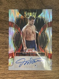Oleg Taktarov 2023 Panini Select UFC Signatures Auto Flash Prizm #SG-OLG
