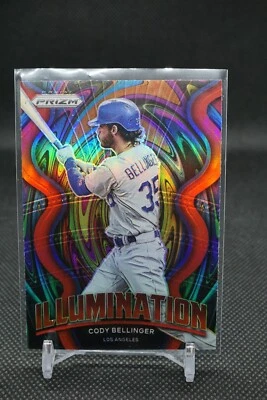 2022 Prizm Baseball Illumination Red #IL-3 Cody Bellinger - Los Angeles Dodgers - Image 1 of 2