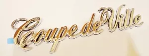 ¡¡NUEVO!! CADILLAC "Coupe deVille" ¡EMBLEMA CROMADO!! - Imagen 1 de 1