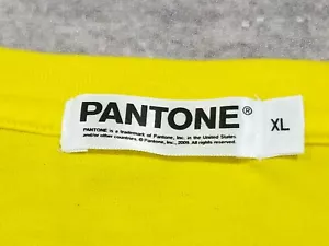 Pantone Snapdragon(?) Gelbes T-Shirt - Bild 1 von 8