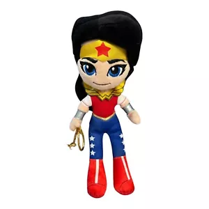 Wonder Woman Plush Doll By Mattel 2016 DC Super Hero Girls 12" Polyester Fiber - Picture 1 of 3