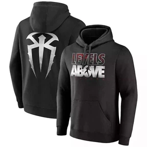 Roman Reigns Levels Above T-Shirt Pullover Hoodie - Schwarz, US Größe S-5XL - Bild 1 von 2