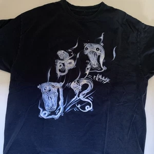 Billie Ellish Ghoul Smoke T-shirt Ladies Size XL - Picture 1 of 2
