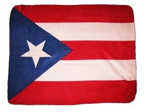 Coll7aws Puerto Rico Rican Länderflagge 60x50 Polar Fleece Decke Überwurf 60"x50" - Bild 1 von 4
