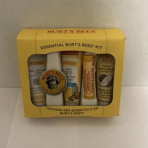 Burt's Bees Essential Kit, Travel Size - 5 Body Care Products, -New - Picture 1 of 1