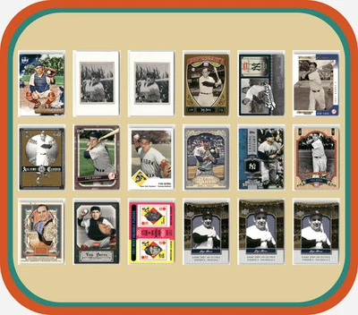 YOGI BERRA Yankees HOF – Lote de 18 Cartas – Inserções, Reimpressões, YSL, Rainha Cigana - Imagem 1 de 4