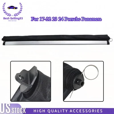 Conjunto de cubierta de parasol de techo corredizo negro para 17-22 23 24 Porsche Panamera 971877307OU1 Foto 1 de 4