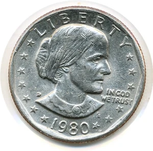 US Coin 1980 D Susan B Anthony Dollar BU ............C-10316 - Picture 1 of 2