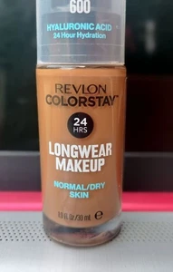 Maquillaje de larga duración Revlon ColorStay 600 canela FPS 20 para piel normal/seca 24 horas hidratante - Imagen 1 de 10