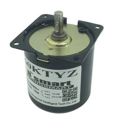60ktyz 2.5rpm 110V AC Motor Low Speed Mini Gearbox Electric Motor Barbecue Hi... - Image 1 of 4