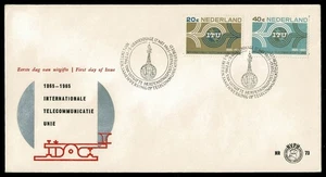 SG05C NETHERLANDS 1965 FDC Centenary of the ITU NVPH E73 - Picture 1 of 1