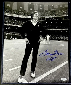 Tom Flores Signed Auto Oakland Raiders 11x14 Photo JSA COA - Picture 1 of 1