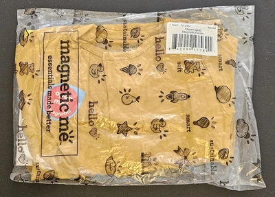 Baby Unisex Size 18-24 Months Flaxen Gold Footie Magnetic Me Modal New - Image 1 of 2