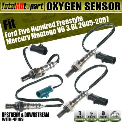 4x Sensores de oxígeno O2 para Ford Five Hundred Freestyle Mercury Montego 250-24001 Foto 1 de 4