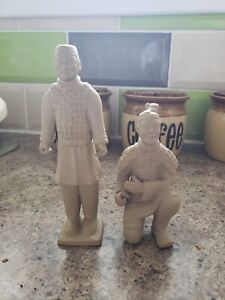 Pair of vintage Chinese Terracotta Warrior Figures