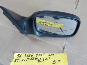 1996 saab 900s 900 s  2dr right power  mirror 521c b7 - Picture 1 of 6