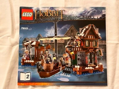 SOLO libro de instrucciones 2 Lego 79013 Lake-town Chase Hobbit Desolation of Smaug Foto 1 de 2