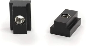 4PC Bed Deck Rail T-Slot Nuts for Toyota Tacoma Tie Down Nut / Aluminum - Black - Picture 1 of 9