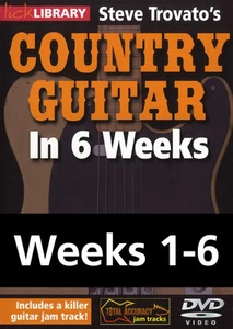 Lick Library COUNTRY GUITAR IN 6 WEEKS Steve Trovato 6 DVD Set Video Lessons - Picture 1 of 7