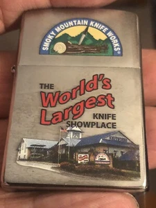 Smokey Mountain Knife Works 2016 Zippo Lighter Amazing Graphic Design New In Box - Picture 1 of 6