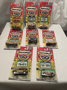 2001 NEW NIB Matchbox Across America 50th Birthday Series - Lot of 8 - Picture 1 of 9