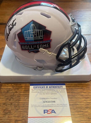 Dan Fouts Signed Autographed Hall of Fame Riddell Speed Mini Helmet PSA/DNA COA - Image 1 of 3