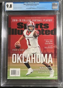 Kyler Murray Oklahoma Sooners Arizona Cardinals Sports Illustrated 2018 CGC 9.8 - Picture 1 of 4