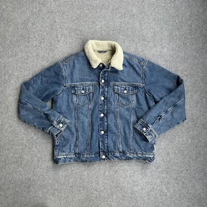 MARC O`POLO Damen Jacke Jeansjacke Gr. L Teddy Fell Sherpa 21113 Blau Denim - Bild 1 von 8