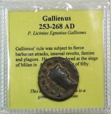 Roman Empire Gallenius 253-268 AD. Bronze Antoninianus in Saflip #H343