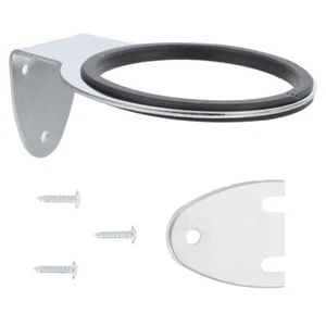 Storage Rack Hair Dryer Ring Holder Adhesive Blow Dryer Rack Wall Mount Hair - Picture 1 of 12
