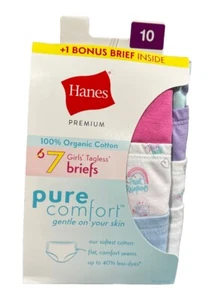 Calzoncillos Hanes Premium Pure Comfort para niñas 7pk - Los colores pueden variar 10 - Imagen 1 de 3