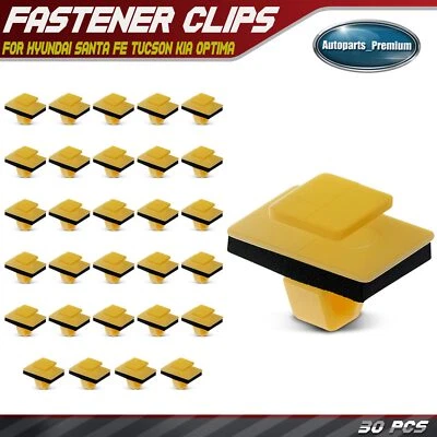 30 шт. фиксаторов молдингов с герметиком для Hyundai Santa Fe Kia - Изображение 1 из 4