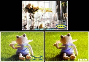 3x IKEA DOLL FROG OLD & NEW LOGO FLOWERS & GLASSES COLLECTIBLE GIFT CARD LOT - Picture 1 of 5