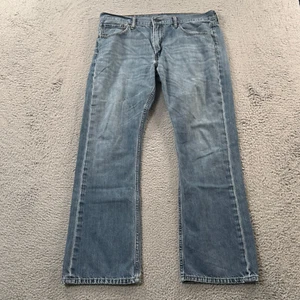 Jeans Levis 527 bootcut uomo 36x32 blu denim sbiadito cowboy baffi svasati - Foto 1 di 13