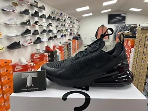 Nike Air Max 270 “Triple Black” ~ AH8050 005 ~ Uk Size 7 ~ Euro 41 - Picture 1 of 5
