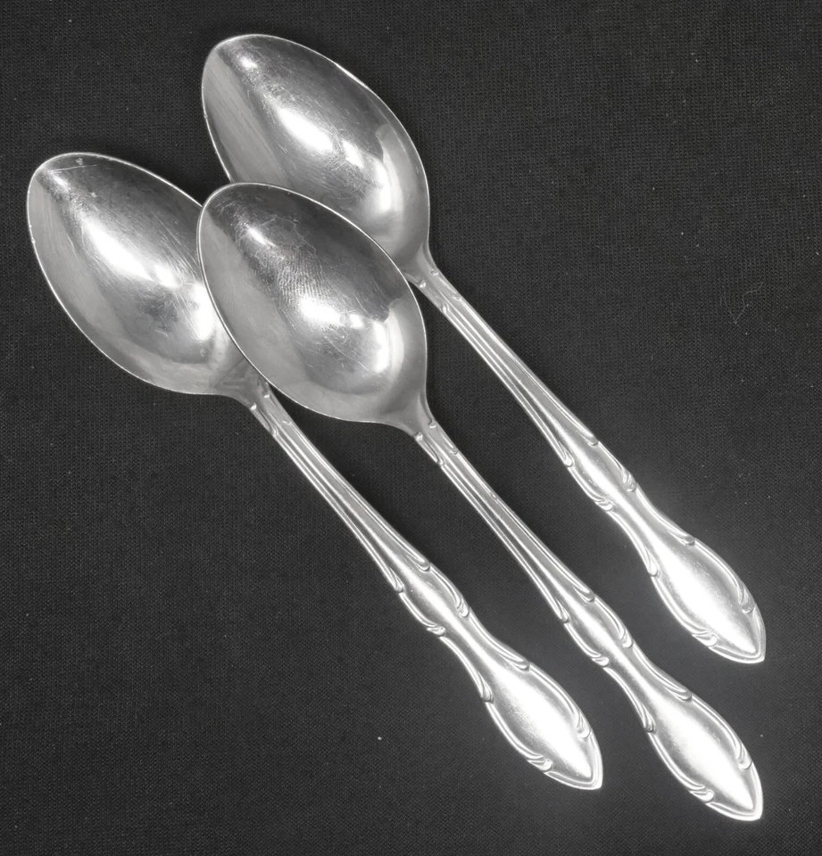 Juego de 3 cucharaditas de acero inoxidable Continental CSS13. 6" de largo Foto 1 de 1