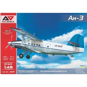 Antonov An-3 Turbohélice Utilitario Biplano Modelo Kit Avión Escala 1:48 AA4815 - Imagen 1 de 18