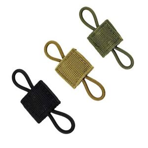 2 PCS Tactical MOLLE Elastic Molle Ribbon Buckle Tactical Binding Retainer
