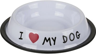 Fressnapf Hundenapf Futternapf »I love my dog« Hund rutschfest Edelstahl - Bild 1 von 2