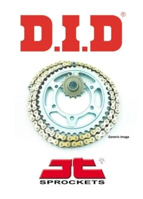 Suzuki GS550 EC-T (Disc Brake) 78-82 DID 530 VX Gold X-Ring Chain & JT Sprockets - Image 1 of 4