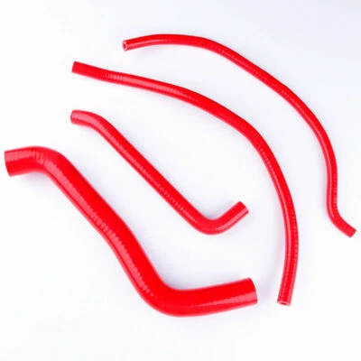 RED COOLANT SILICONE RADIATOR HOSE KIT For 2008-2009 SUZUKI GSXR600 GSXR750 - Imagem 1 de 4