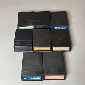 VTG Intellivision Lot of 8 Game Cartridges Mattel 1979 Auto Space Star MBA - Picture 1 of 8