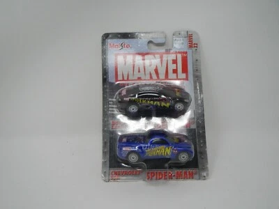 Maisto Marvel Spider-man X2 Pack Buick Lacrosse & Chevrolet SSR - Image 1 of 4