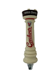 Czechvar Budweiser Cerezo Oscuro Cerveza Grifo Mango Castillo Mirador en Forma 11" Largo - Imagen 1 de 6